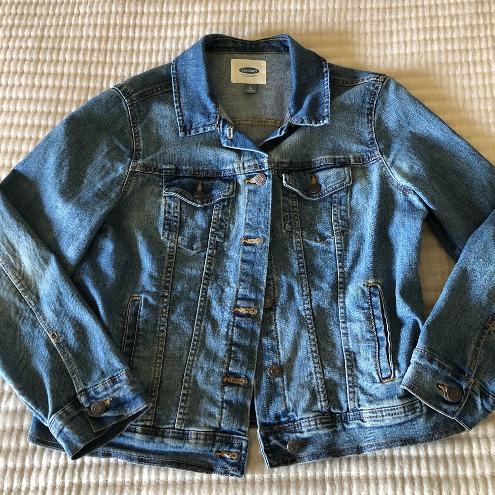 Old Navy Denim/Jean Jacket - Large
